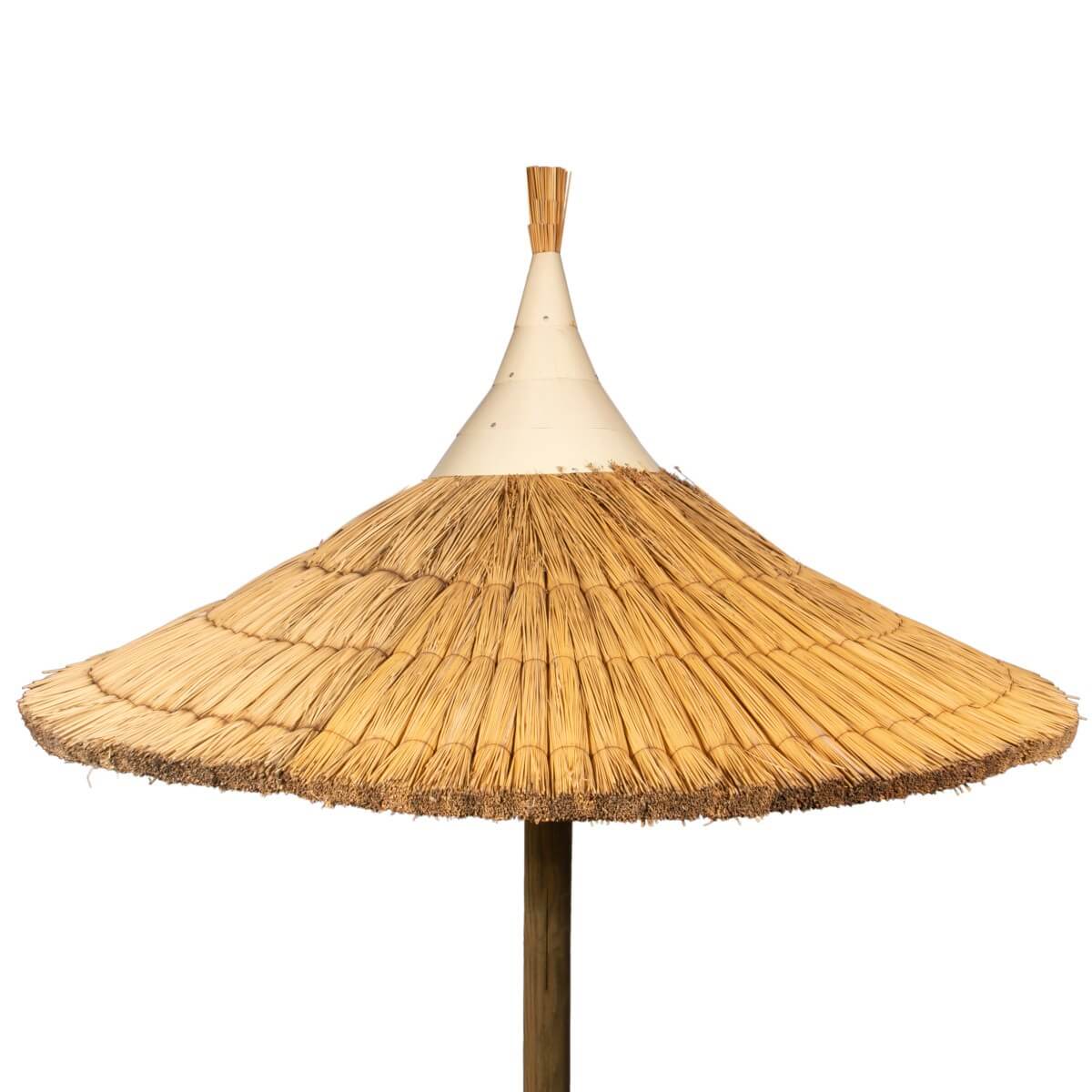 Parasol en paille naturelle - Brin d'Ombre